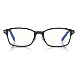 Tom Ford - Blue Block Square Opticals Glasses - Occhiali da Vista Quadrati - Nero - FT5647-D-B -Tom Ford Eyewear