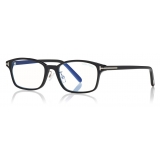 Tom Ford - Blue Block Square Opticals Glasses - Occhiali da Vista Quadrati - Nero - FT5647-D-B -Tom Ford Eyewear