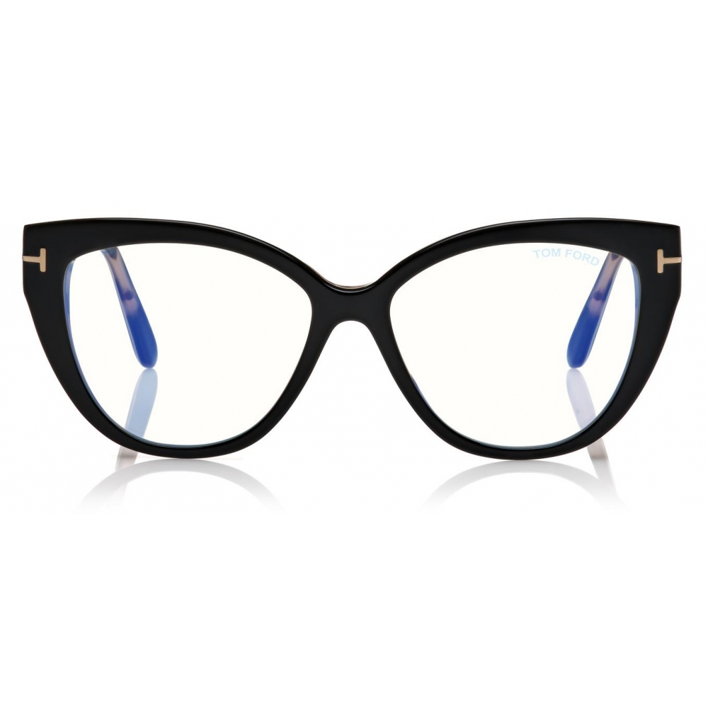 Tom Ford - Blue Block Soft Cat Eye Opticals Glasses - Cat-Eye Optical  Glasses - Black - FT5673-B - Tom Ford Eyewear - Avvenice