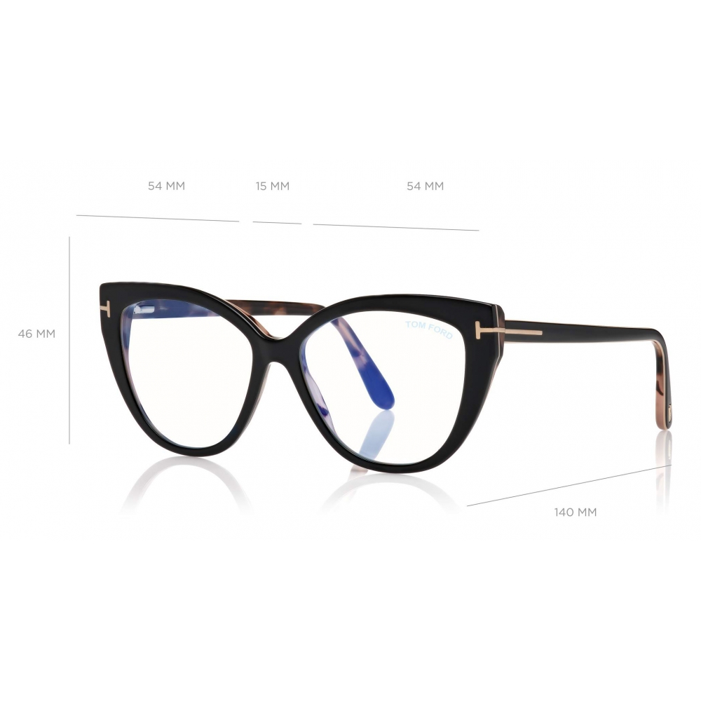 Tom Ford - Blue Block Soft Cat Eye Opticals Glasses - Cat-Eye 