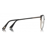 Tom Ford - Cat-Eye Metal Blue Block Opticals Glasses - Cat-Eye Optical Glasses - Black - FT5530-B - Tom Ford Eyewear