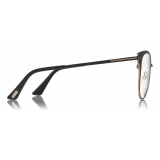 Tom Ford - Cat-Eye Metal Blue Block Opticals Glasses - Occhiali da Vista Cat-Eye - Nero - FT5530-B - Tom Ford Eyewear