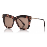 Tom Ford - Dasha Sunglasses - Square Sunglasses - Havana - FT0822 - Sunglasses - Tom Ford Eyewear