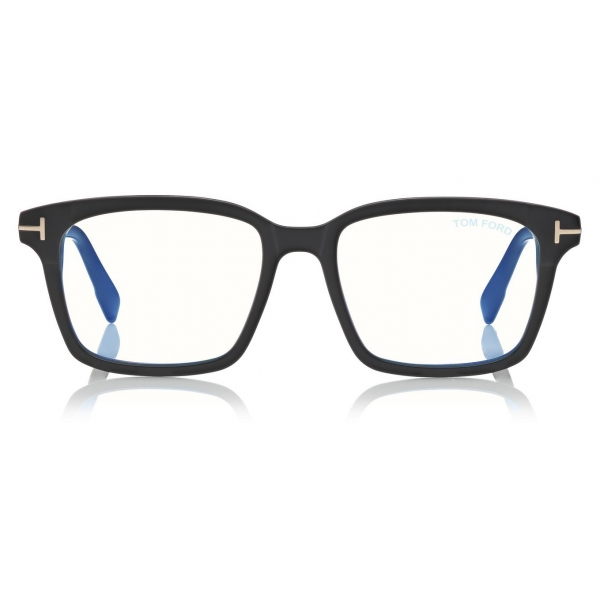 Tom Ford - Blue Block Square Opticals Glasses - Occhiali da Vista Quadrati - Nero - FT5661-B - Tom Ford Eyewear