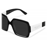 Prada - Prada Monochrome - Oversize Sunglasses - Black White - Prada Collection - Sunglasses - Prada Eyewear