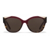 Prada - Prada Monochrome - Cat-Eye Sunglasses - Cerise Tortoiseshell - Prada Collection - Sunglasses - Prada Eyewear