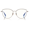 Tom Ford - Blue Block Soft Cat-Eye Opticals Glasses - Occhiali da Vista Cat-Eye - Carbone - FT5667-B -Tom Ford Eyewear