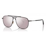 Tom Ford - Len Sunglasses - Occhiali da Sole Pilota - Nero Fumo - FT0815 - Occhiali da Sole - Tom Ford Eyewear