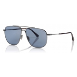 Tom Ford - Len Sunglasses - Occhiali da Sole Pilota - Rutenio Chiaro - FT0815 - Occhiali da Sole - Tom Ford Eyewear