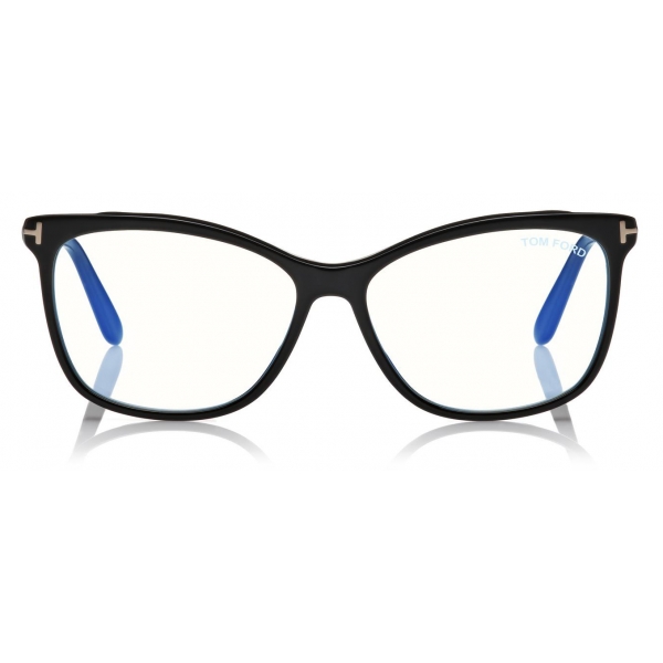 Tom Ford - Blue Block Cat-Eye Magnetic Optical Glasses - Cat-Eye Optical  Glasses - Black - FT5690-B- Tom Ford Eyewear - Avvenice