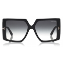 Tom Ford - Quinn Sunglasses - Occhiali da Sole Quadrati - Nero - FT0790 - Occhiali da Sole - Tom Ford Eyewear