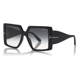 Tom Ford - Quinn Sunglasses - Occhiali da Sole Quadrati - Nero - FT0790 - Occhiali da Sole - Tom Ford Eyewear