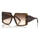 Tom Ford - Quinn Sunglasses - Square Sunglasses - Dark Havana - FT0790 - Sunglasses - Tom Ford Eyewear