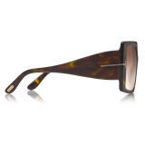 Tom Ford - Quinn Sunglasses - Square Sunglasses - Dark Havana - FT0790 - Sunglasses - Tom Ford Eyewear