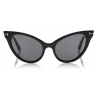 Tom Ford - Evelyn Sunglasses - Occhiali da Sole Cat-Eye - Nero - FT0820 - Occhiali da Sole - Tom Ford Eyewear