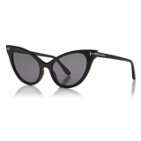 Tom Ford - Evelyn Sunglasses - Cat-Eye Sunglasses - Black - FT0820 - Sunglasses - Tom Ford Eyewear