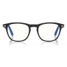 Tom Ford - Blue Block Soft Round Opticals Glasses - Round Optical Glasses - Black - FT5625-B - Tom Ford Eyewear