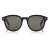 Tom Ford - Polarized Jameson Sunglasses - Occhiali da Sole Rotondi - Nero - FT7052-P -Tom Ford Eyewear