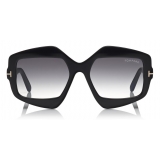 Tom Ford - Tate 02 Sunglasses - Geometric Sunglasses - Black - FT0789 - Sunglasses - Tom Ford Eyewear