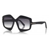 Tom Ford - Tate 02 Sunglasses - Occhiali da Sole Geometrici - Nero - FT0789 - Occhiali da Sole - Tom Ford Eyewear