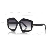 Tom Ford - Tate 02 Sunglasses - Geometric Sunglasses - Black - FT0789 - Sunglasses - Tom Ford Eyewear