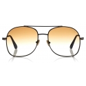 Tom Ford - Delilah Sunglasses - Round Sunglasses - Black - FT0758 - Sunglasses - Tom Ford Eyewear