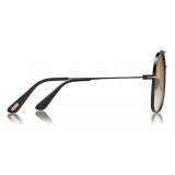 Tom Ford - Delilah Sunglasses - Round Sunglasses - Black - FT0758 - Sunglasses - Tom Ford Eyewear