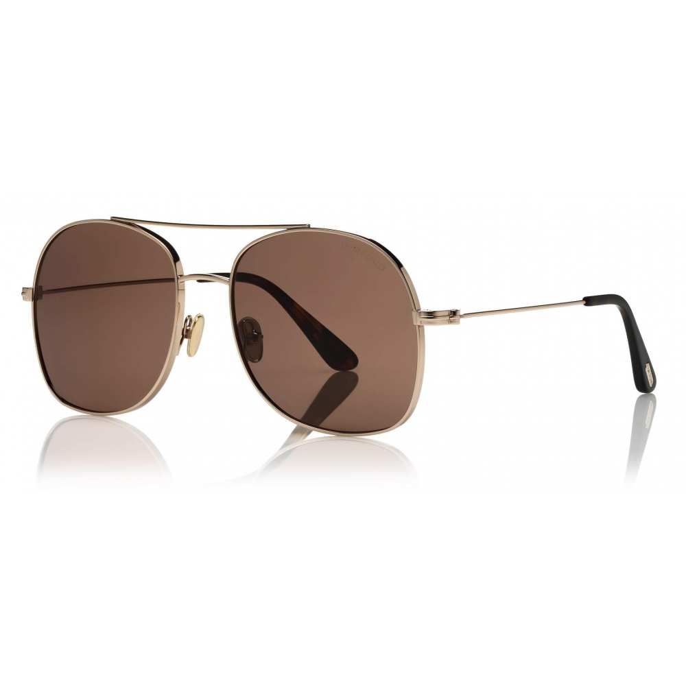 Tom Ford - Delilah Sunglasses - Round Sunglasses - Rose Gold - FT0758 ...