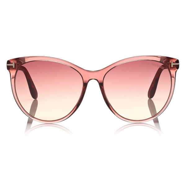 Tom - Maxim Sunglasses - Cat-Eye Sunglasses - Pink - FT0787 - Sunglasses - Tom Ford Eyewear - Avvenice