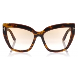 Tom Ford - Johannes Sunglasses - Cat-Eye Sunglasses - Havana - FT0745 - Sunglasses - Tom Ford Eyewear