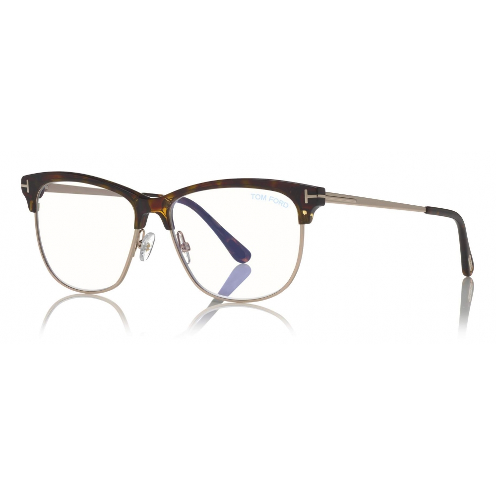 blue block browline opticals