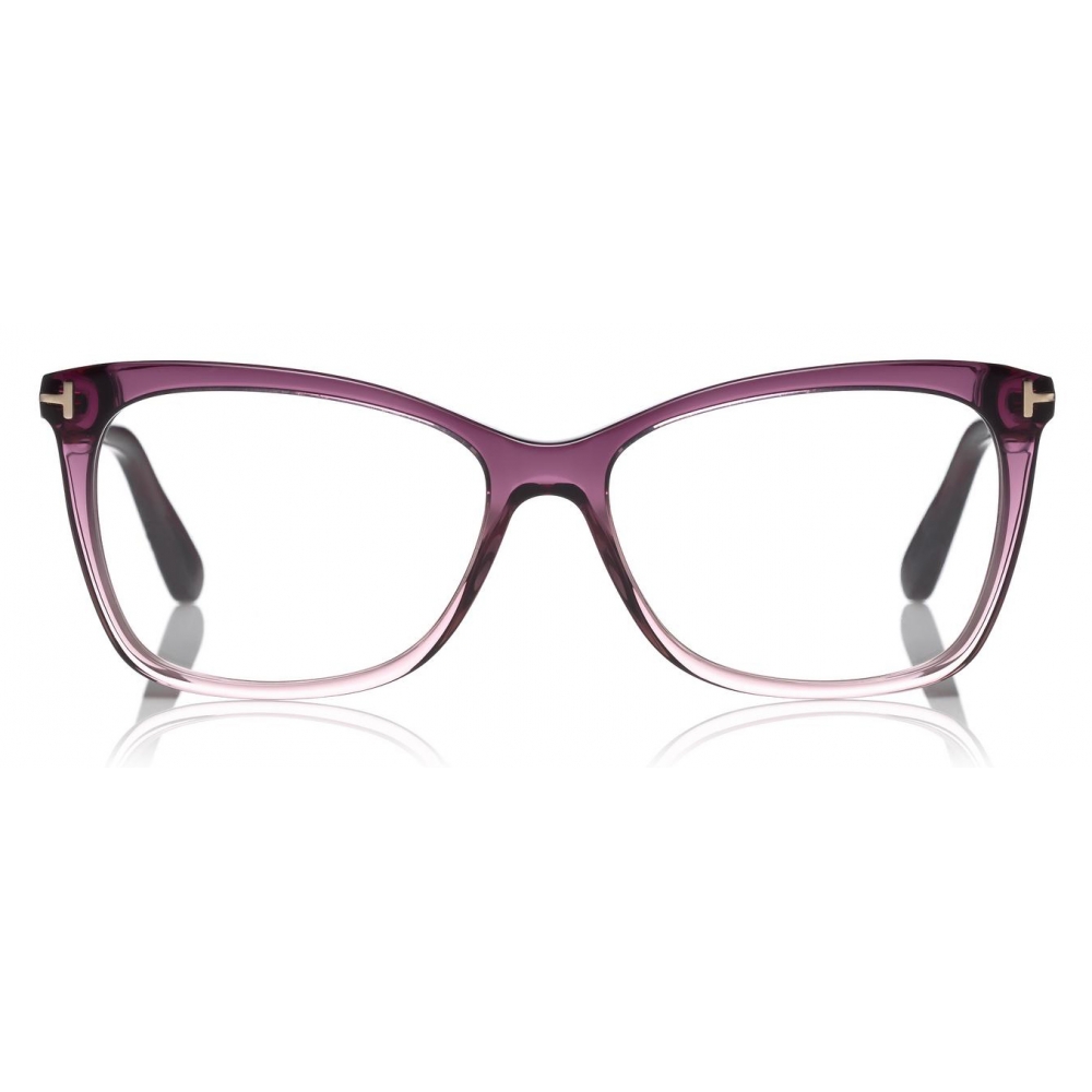 Tom Ford - Thin Butterfly Optical Frame Glasses - Square Optical Glasses -  Violet - FT5514 - Optical Glasses - Tom Ford Eyewear - Avvenice