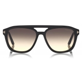 Tom Ford - Gerrard Sunglasses - Navigator Sunglasses - Black - FT0776 - Sunglasses - Tom Ford Eyewear