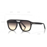 Tom Ford - Gerrard Sunglasses - Navigator Sunglasses - Black - FT0776 - Sunglasses - Tom Ford Eyewear