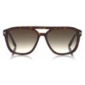 Tom Ford - Gerrard Sunglasses - Navigator Sunglasses - Gradient Havana - FT0776 - Sunglasses - Tom Ford Eyewear