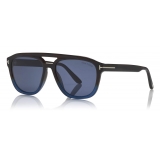 Tom Ford - Gerrard Sunglasses - Occhiali da Sole Navigatore - Havana - FT0776 - Occhiali da Sole - Tom Ford Eyewear