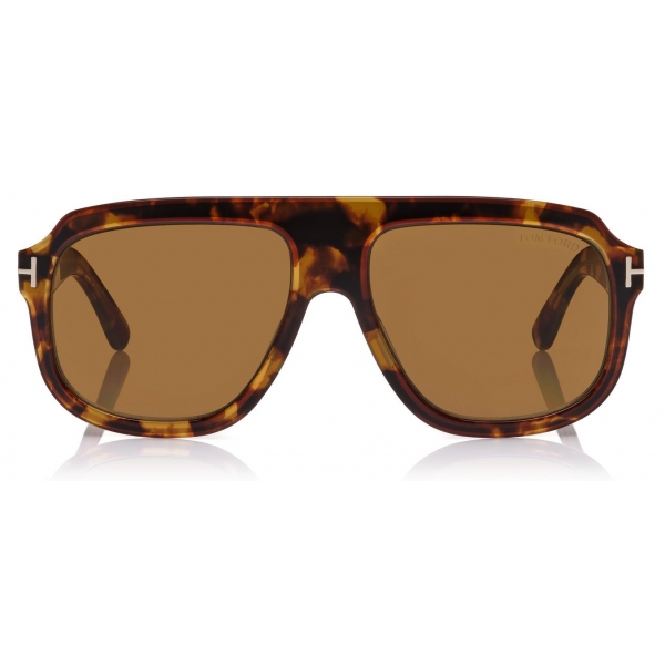 Tom Ford - Ronan Sunglasses - Occhiali da Sole Navigatore - Havana Vintage - FT0743 - Tom Ford Eyewear