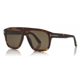 Tom Ford - Thor Sunglasses - Square Sunglasses - Havana - FT0777 - Sunglasses - Tom Ford Eyewear