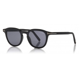 Tom Ford - Pax Sunglasses - Round Sunglasses - Black - FT0816 - Sunglasses - Tom Ford Eyewear