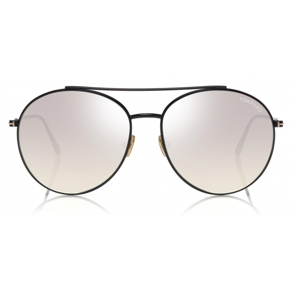 Tom Ford - Cleo Sunglasses - Round Sunglasses - Black Smoke - FT0757 - Sunglasses - Tom Ford Eyewear