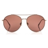 Tom Ford - Cleo Sunglasses - Round Sunglasses - Gold - FT0757 - Sunglasses - Tom Ford Eyewear