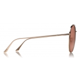 Tom Ford - Cleo Sunglasses - Occhiali da Sole Rotondi - Oro - FT0757 - Occhiali da Sole - Tom Ford Eyewear