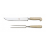 Coltellerie Berti - 1895 - Roast Knives Kit - N. 557 - Exclusive Artisan Knives - Handmade in Italy