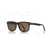 Tom Ford - Stephenson Sunglasses - Occhiali da Sole Quadrati - Nero - FT0775 - Occhiali da Sole - Tom Ford Eyewear