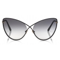 Tom Ford - Leila Sunglasses - Cat-Eye Sunglasses - Black - FT0786 - Sunglasses - Tom Ford Eyewear