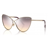 Tom Ford - Leila Sunglasses - Cat-Eye Sunglasses - Gold Black - FT0786 - Sunglasses - Tom Ford Eyewear