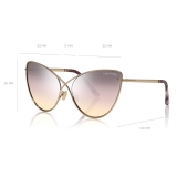 Tom Ford - Leila Sunglasses - Occhiali da Sole Cat-Eye - Oro Nero - FT0786 - Occhiali da Sole - Tom Ford Eyewear