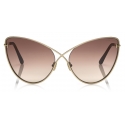 Tom Ford - Leila Sunglasses - Cat-Eye Sunglasses - Rose Gold - FT0786 - Sunglasses - Tom Ford Eyewear