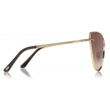 Tom Ford - Leila Sunglasses - Occhiali da Sole Cat-Eye - Oro Rosa - FT0786 - Occhiali da Sole - Tom Ford Eyewear