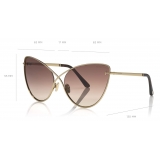 Tom Ford - Leila Sunglasses - Cat-Eye Sunglasses - Rose Gold - FT0786 - Sunglasses - Tom Ford Eyewear